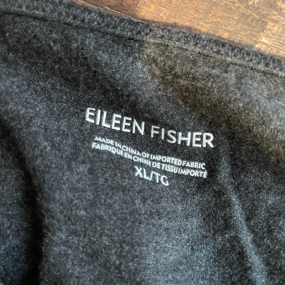 Eileen fisher asymmetrical blouse XL 🖤💫 - Picture 6 of 6